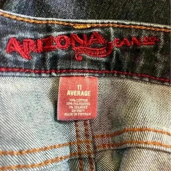 EUC Arizona Jeans Medium Wash skinny Jeans Stretch Juniors Size 11 - Picture 9 of 14